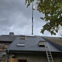 Montage Frischwasserspeicher und Aqua Plasma Thermieanlage