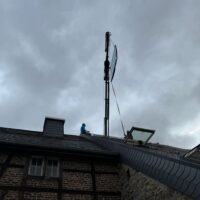 Montage Frischwasserspeicher und Aqua Plasma Thermieanlage